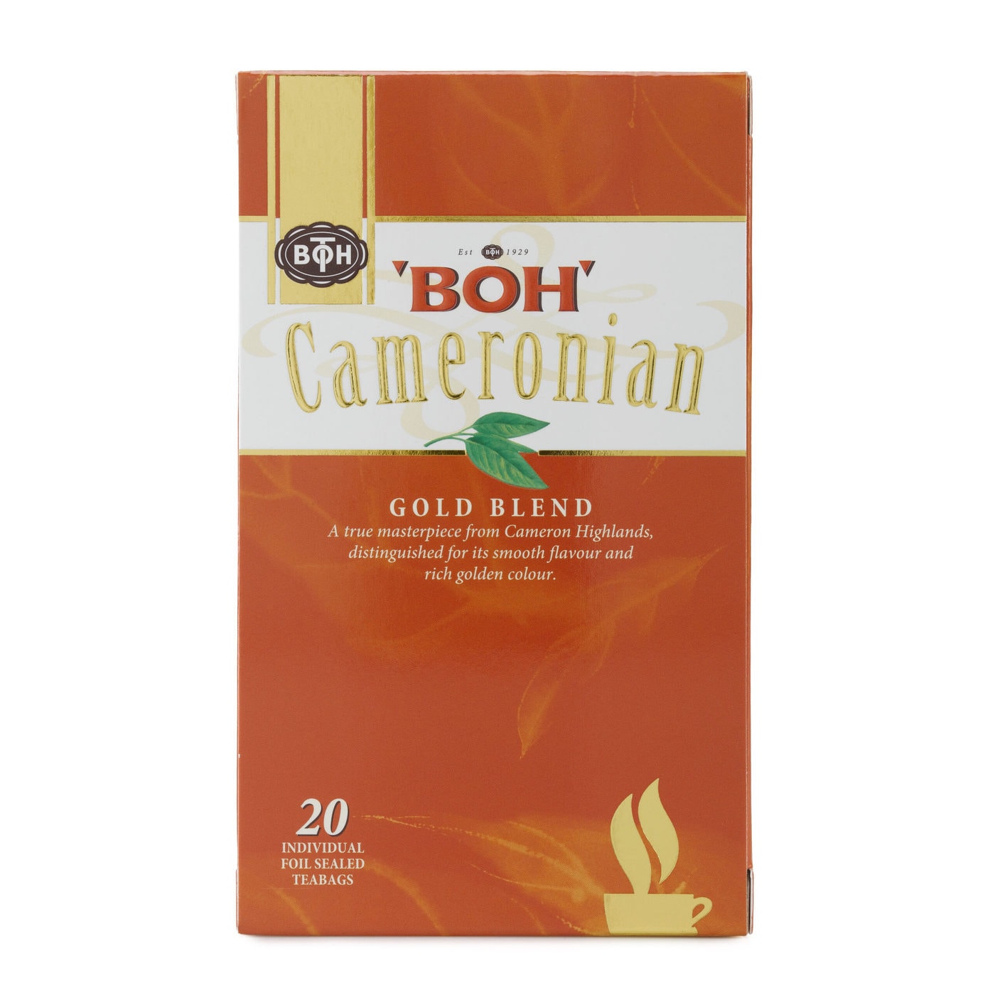 BOH Cameronian Gold Blend 20 Teabag Sachet
